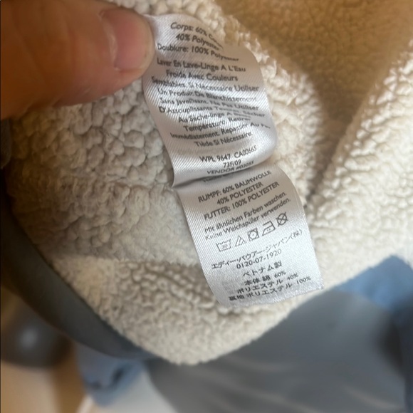 Eddie Bauer Men’s Blue Full Zip Up Jacket with Hoodie Size Small - Picture 7 of 12